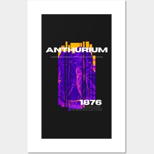 ANTHURIUM 1876 TSHIRT Posters and Art